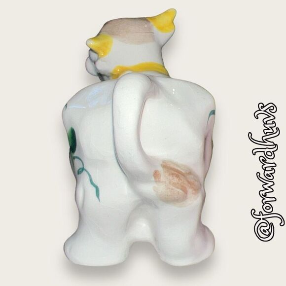Vintage Floral Cow Creamer - Picture 6 of 12